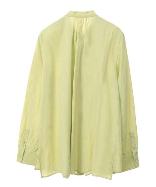 Tiara（ティアラ）の「タックオーバーシャツブラウス（セットアップ可）（シャツ/ブラウス・レディース・イエロー/ベージュ/ネイビー/ホワイト・FREE）」の16枚目の写真