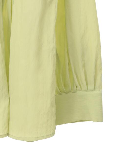 Tiara（ティアラ）の「タックオーバーシャツブラウス（セットアップ可）（シャツ/ブラウス・レディース・イエロー/ベージュ/ネイビー/ホワイト・FREE）」の18枚目の写真