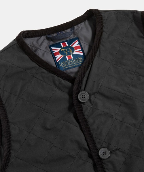 LAVENHAM（ラベンハム）の「Kirton Gilet Mens / カートン ジレ メンズ（ベスト・メンズ・ダークネイビー/アーミー/ブラック・L/M/S/XS/XL/XXL）」の6枚目の写真