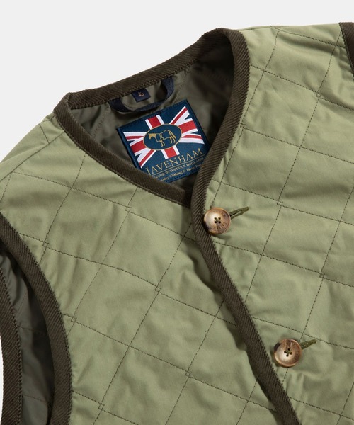 LAVENHAM（ラベンハム）の「Kirton Gilet Mens / カートン ジレ メンズ（ベスト・メンズ・ダークネイビー/アーミー/ブラック・L/M/S/XS/XL/XXL）」の11枚目の写真