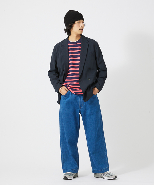 セール】ウォッシャブル バスケット ダブルブレスト ジャケット