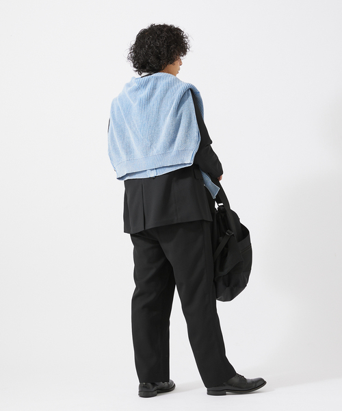 JOURNAL STANDARD relume（ジャーナルスタンダード　レリューム）の「ウォッシャブル バスケット ダブルブレスト ジャケット（テーラードジャケット・メンズ・グレー/ブラック/ネイビー・MEDIUM/LARGE）」の10枚目の写真