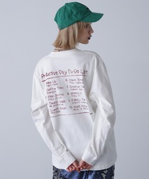 ローズバッド✨プリントカットソー セール】(OKIRAKU×ROSEBUD)スリーブプリントロンT（Tシャツ