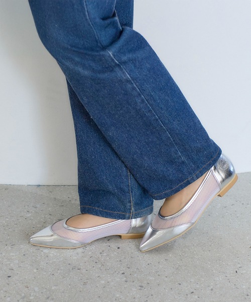 carino(カリーノ)の「【レイン対応】メッシュポインテッドトゥパンプス(パンプス・レディース・イエロー/シルバー/ブラック・22.5cm/23cm/23.5cm/24cm/24.5cm)」の21枚目の写真