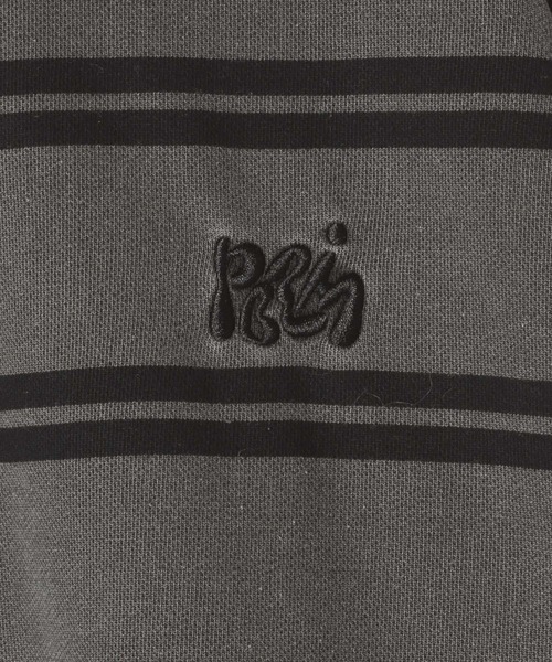 PBLIM（ページボーイリム）の「【UNISEX】ピグメントボーダー（Tシャツ/カットソー・レディース・チャコールグレー/ネイビー・MEDIUM/LARGE）」の15枚目の写真