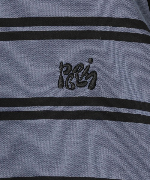 PBLIM（ページボーイリム）の「【UNISEX】ピグメントボーダー（Tシャツ/カットソー・レディース・チャコールグレー/ネイビー・MEDIUM/LARGE）」の17枚目の写真