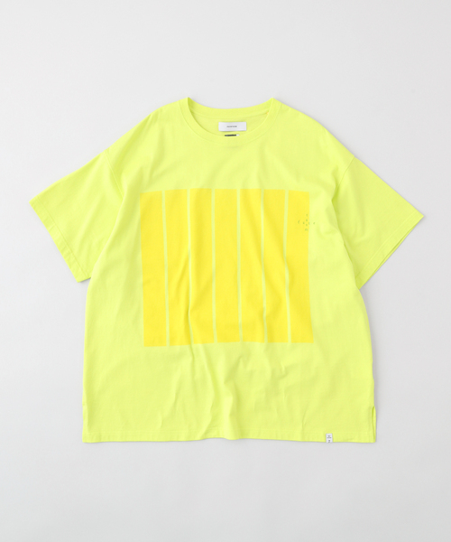 FACETASM(ファセッタズム)の「【FACETASM / ファセッタズム】7BARS BIG TEE(Tシャツ/カットソー・メンズ・イエロー/ホワイト/ブラック/ブルー・5)」の1枚目の写真