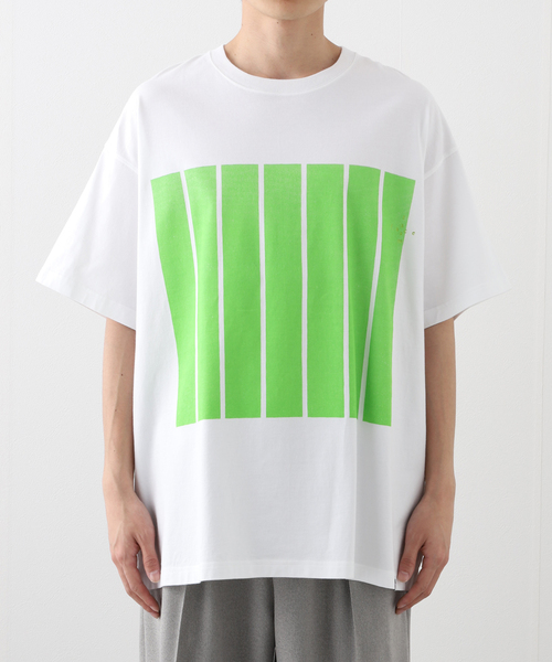 FACETASM(ファセッタズム)の「【FACETASM / ファセッタズム】7BARS BIG TEE(Tシャツ/カットソー・メンズ・イエロー/ホワイト/ブラック/ブルー・5)」の17枚目の写真