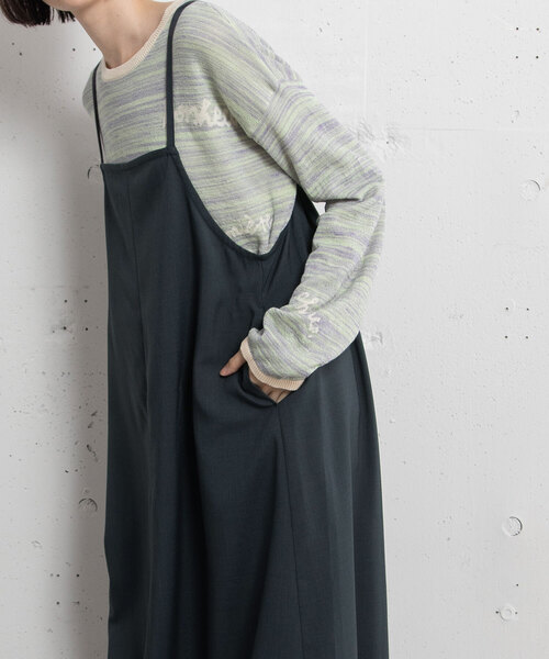 POU DOU DOU（プードゥドゥ）の「ジャンパースカート（ジャンパースカート・レディース・ダークグレー・M）」の7枚目の写真