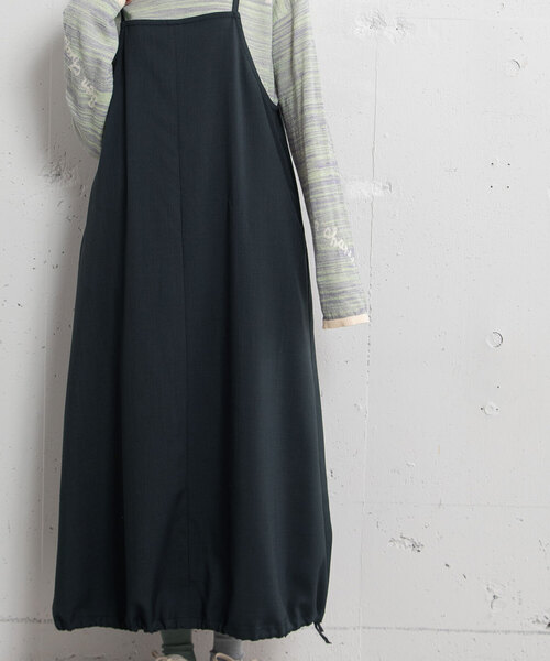 POU DOU DOU（プードゥドゥ）の「ジャンパースカート（ジャンパースカート・レディース・ダークグレー・M）」の8枚目の写真