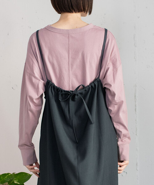 POU DOU DOU（プードゥドゥ）の「ジャンパースカート（ジャンパースカート・レディース・ダークグレー・M）」の15枚目の写真