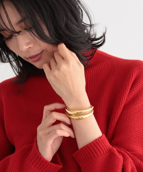 BARNYARDSTORM（バンヤードストーム）の「BARNYARDSTORM / Wメタルノックバングル 【『ネルソンさん』YouTubeご紹介アイテム】（バングル/リストバンド・レディース・その他1/その他2・FREE）」の4枚目の写真