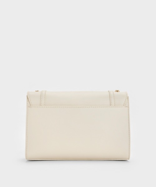 CHARLES & KEITH◆Shalia チェーンストラップ ショルダーバッグ Shalia シャリア チェーンストラップショルダーバッグ - Black