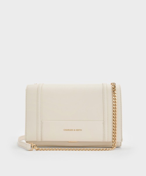台湾 CHARLES&KEITH Shalia チェーンストラップショルダーバッグ Shalia シャリア チェーンストラップショルダーバッグ