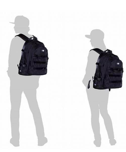 NEW ERA(ニューエラ)の「NEW ERA/ニューエラ バックパック CARRIER PACK キャリアパック 35L プリントロゴ ブラック × ホワイト 251 14521347(バックパック/リュック・メンズ・ブラック・FREE)」の15枚目の写真
