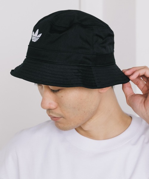 adidas(アディダス)の「adidas/アディダス HERI BUCKET HAT AC バケットハット 2026年 夏 夏服(ハット・メンズ・ブラック/ホワイト・60cm/57cm/54㎝)」の2枚目の写真