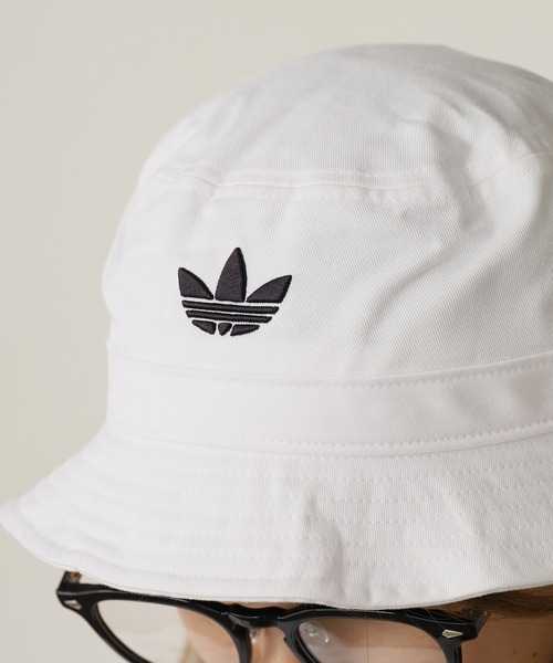 adidas(アディダス)の「adidas/アディダス HERI BUCKET HAT AC バケットハット 2026年 夏 夏服(ハット・メンズ・ブラック/ホワイト・60cm/57cm/54㎝)」の6枚目の写真