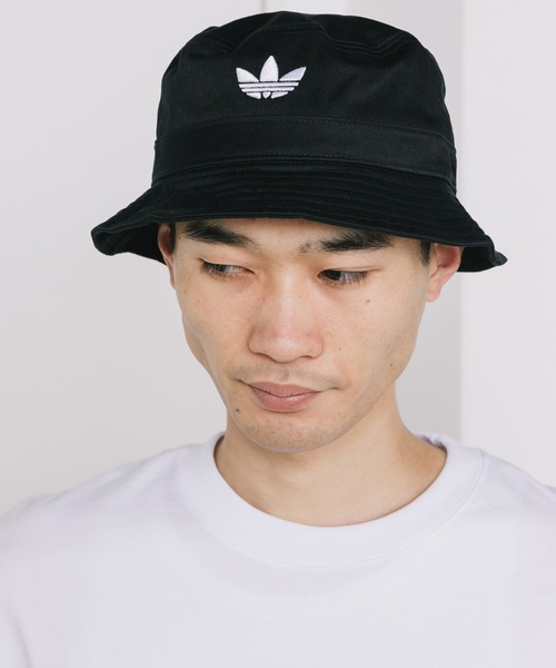 adidas(アディダス)の「adidas/アディダス HERI BUCKET HAT AC バケットハット 2026年 夏 夏服(ハット・メンズ・ブラック/ホワイト・60cm/57cm/54㎝)」の9枚目の写真