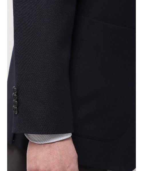 SUIT SQUARE（スーツスクエア）の「最高ジャケット ウォッシャブル NON IRON 2WAYストレッチ 無地 CB06（テーラードジャケット・メンズ・グレー系/ネイビー系・LL/L/M/S/3L）」の20枚目の写真