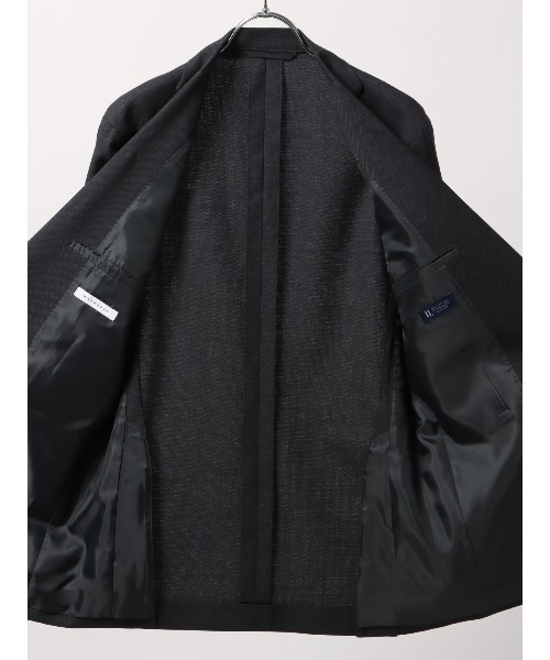 SUIT SQUARE（スーツスクエア）の「最高ジャケット ウォッシャブル NON IRON 2WAYストレッチ 無地 CB06（テーラードジャケット・メンズ・グレー系/ネイビー系・LL/L/M/S/3L）」の8枚目の写真