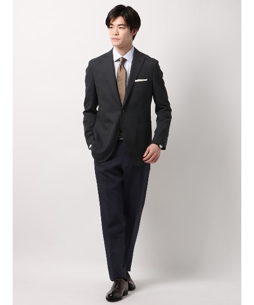 SUIT SQUARE（スーツスクエア）の「最高ジャケット ウォッシャブル NON IRON 2WAYストレッチ 無地 CB06（テーラードジャケット・メンズ・グレー系/ネイビー系・LL/L/M/S/3L）」の13枚目の写真