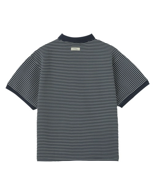【日本入手困難】プラダ Striped cotton polo shirt ポロシャツ STRIPED POLO SHIRT(ポロシャツ)|MILKFED.(ミルクフェド)の