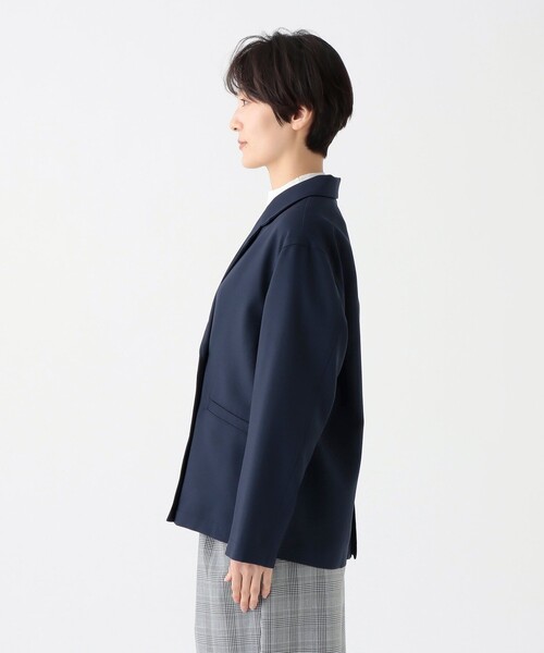 ストレッチツイルテーラードジャケット セール】【ロングシーズン着まわせる】ストレッチツイル