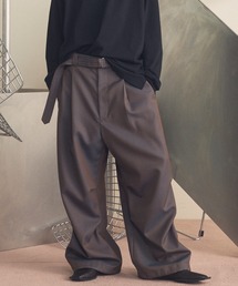 MAISON SPECIAL（メゾンスペシャル）の「《UNISEX》4 Colors Chambray Washable Wool Prime-Wide Snow Pants/4色シャンブレーウォッシャブルウールプライムワイドスノーパンツ【MAISON SPECIAL/メゾンスペシャル】（カーゴパンツ）」