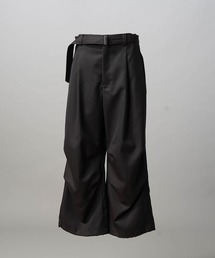 新品　Maison Special 黒パンツ MAISON SPECIAL 【メゾンスペシャル】 Tech Skirt Layered Pants