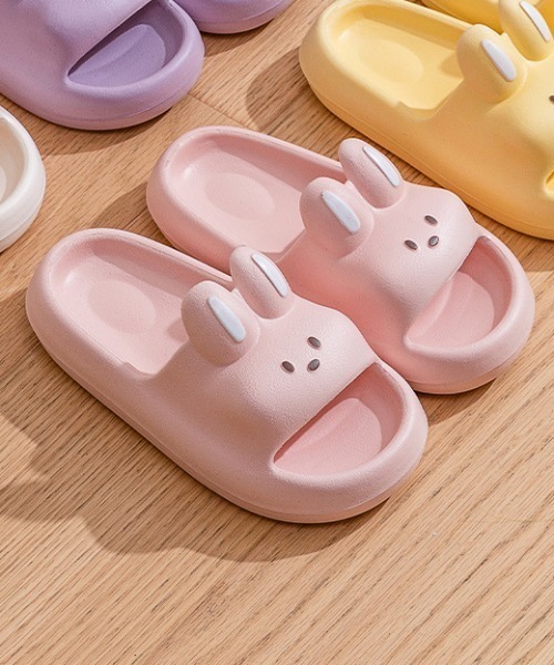 うさぎ マシュマロみたいなルームシューズ セールうさぎマシュマロサンダル シリコン スリッパ ルームシューズ
