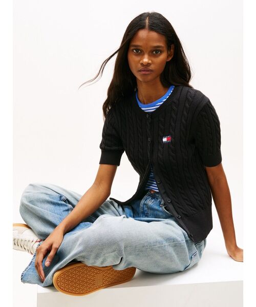 tommy jeans（トミー ジーンズ）の「サマーケーブルカーディガン