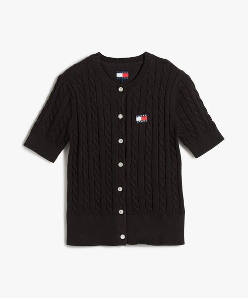 tommy jeans(トミー ジーンズ)の「サマーケーブルカーディガン(ニット/セーター・レディース・ブルー/ホワイト/ピンク/ライトブルー/ブラック・X-SMALL/SMALL/MEDIUM)」の21枚目の写真