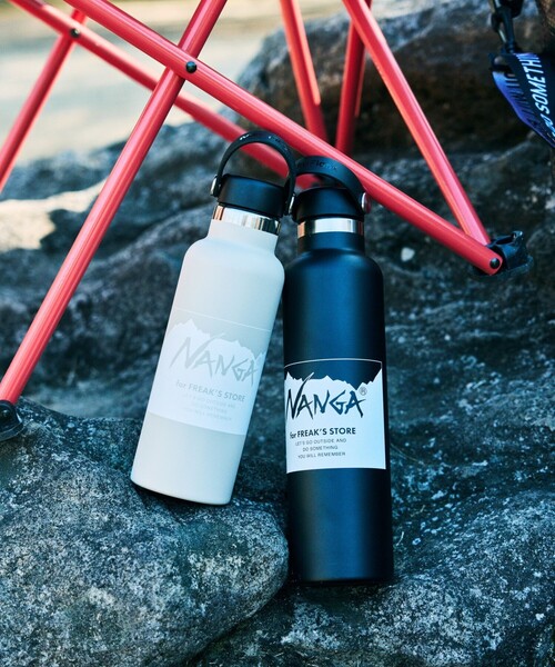 NANGA（ナンガ）の「NANGA × Hydro Flask × FREAK'S STORE/ナンガ × ハイドロフラスク × フリークスストア 別注 24oz STANDARD MOUTH ハイドロフラスク スタンダードマウス（水筒・メンズ・ブラック/オレンジ・ONE SIZE）」の21枚目の写真