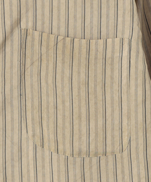 Kaptain Sunshine（キャプテン サンシャイン）の「KAPTAIN SUNSHINE | オープンカラーシャツ WOMEN（シャツ/ブラウス・レディース・ブラック系その他/ベージュ系その他・34）」の8枚目の写真