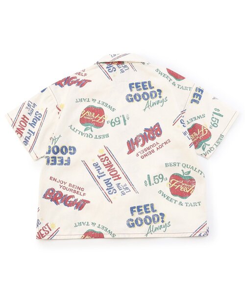 BREEZE（ブリーズ）の「【リンク/ジュニア対応】NEWシェフ半袖シャツ（シャツ/ブラウス・キッズ・オフホワイト/ブラウン/レインボー/ストライプ・80/90/100/110/120/130/140/150/160）」の17枚目の写真