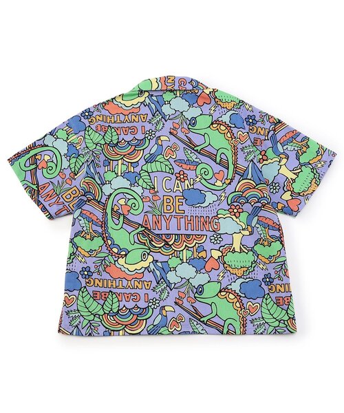 BREEZE（ブリーズ）の「【リンク/ジュニア対応】NEWシェフ半袖シャツ（シャツ/ブラウス・キッズ・オフホワイト/ブラウン/レインボー/ストライプ・80/90/100/110/120/130/140/150/160）」の18枚目の写真