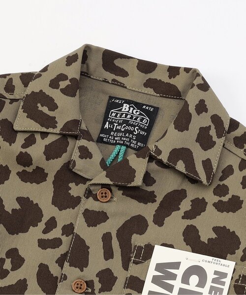 BREEZE（ブリーズ）の「【リンク/ジュニア対応】NEWシェフ半袖シャツ（シャツ/ブラウス・キッズ・オフホワイト/ブラウン/レインボー/ストライプ・80/90/100/110/120/130/140/150/160）」の20枚目の写真