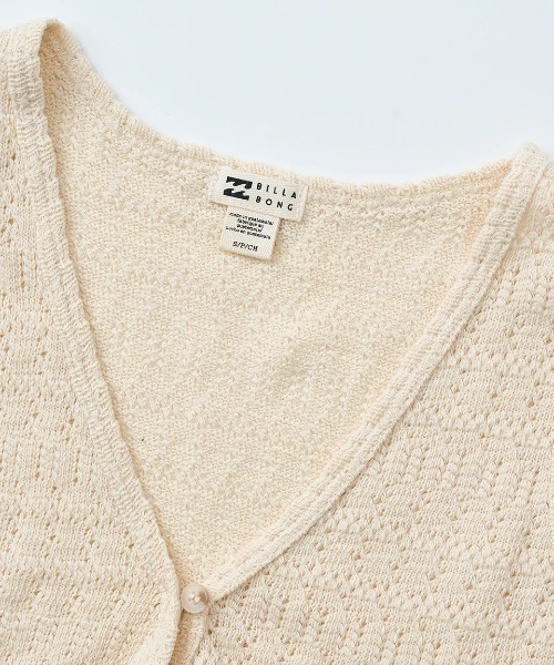 BILLABONG(ビラボン)の「BILLABONG レディース 【TROPICAL HIGHS】 NEEDED KT TNK タンクトップ 【2025年春夏モデル】/ビラボンニットタンクトップ(タンクトップ・レディース・アイボリー・SMALL)」の4枚目の写真