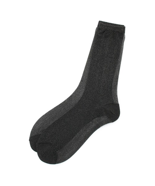 ROPE' PICNIC（ロペピクニック）の「シアーラメソックス（ソックス/靴下・レディース・シルバー/ブラック/ピンク系その他/ホワイト系その他・FREE）」の7枚目の写真