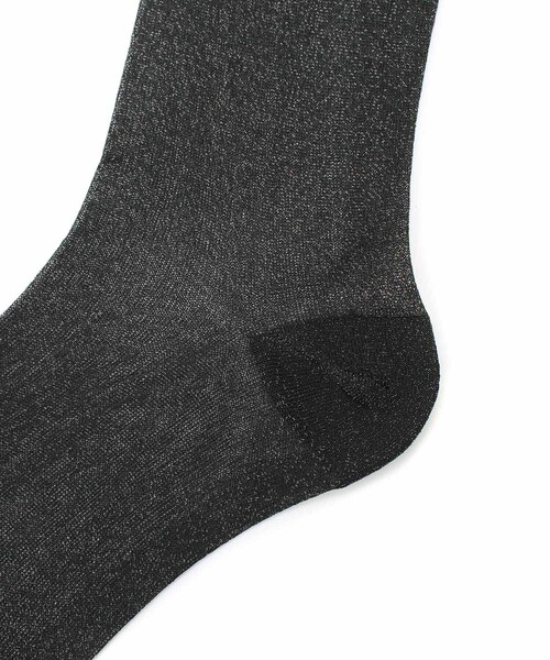 ROPE' PICNIC（ロペピクニック）の「シアーラメソックス（ソックス/靴下・レディース・シルバー/ブラック/ピンク系その他/ホワイト系その他・FREE）」の9枚目の写真