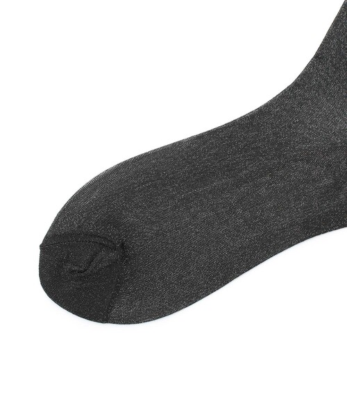 ROPE' PICNIC（ロペピクニック）の「シアーラメソックス（ソックス/靴下・レディース・シルバー/ブラック/ピンク系その他/ホワイト系その他・FREE）」の10枚目の写真