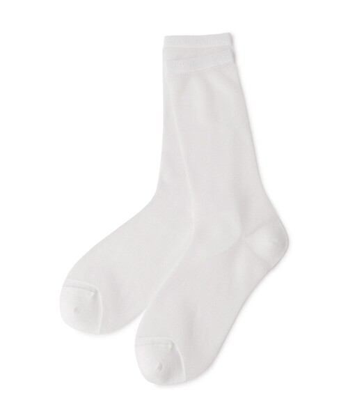 ROPE' PICNIC（ロペピクニック）の「シアーラメソックス（ソックス/靴下・レディース・シルバー/ブラック/ピンク系その他/ホワイト系その他・FREE）」の11枚目の写真