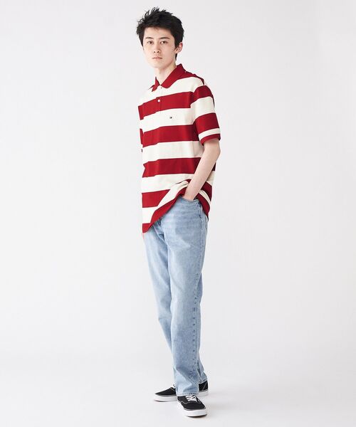 TOMMY HILFIGER（トミーヒルフィガー）の「レギュラーマーサーストレートジーンズ（デニムパンツ・メンズ・ブルー・30inch/36inch/34inch/32inch）」の2枚目の写真