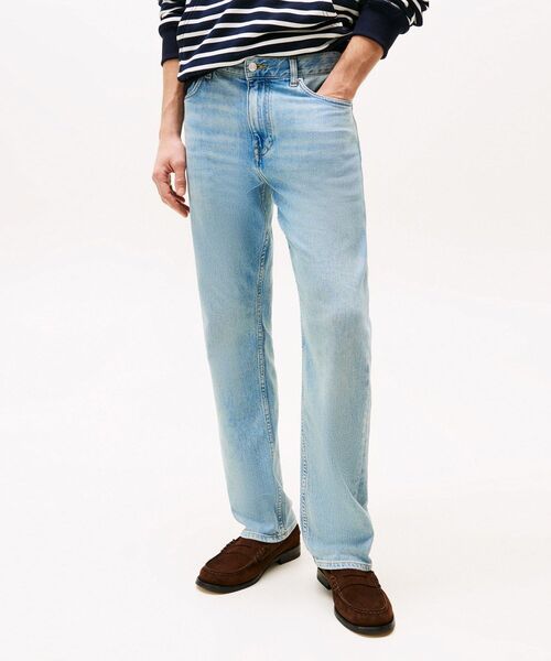TOMMY HILFIGER（トミーヒルフィガー）の「レギュラーマーサーストレートジーンズ（デニムパンツ・メンズ・ブルー・30inch/36inch/34inch/32inch）」の6枚目の写真