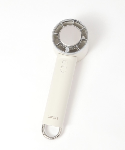 LAKOLE(ラコレ)の「【冷却プレート付】3WAYハンディペルチェファン / 284572(生活家電・レディース・アイボリー/チャコールグレー・FREE)」の4枚目の写真