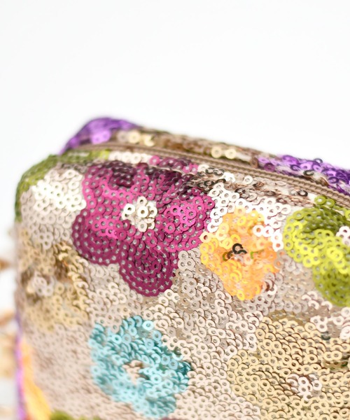 LAZY SUSAN（レイジースーザン）の「ポーチ　スパンコール（ポーチ・レディース・ピンク/シルバー/ブルー/ブラック/ゴールド/グレー・FREE）」の8枚目の写真