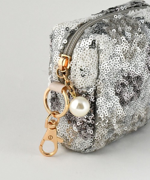 LAZY SUSAN（レイジースーザン）の「ポーチ　スパンコール（ポーチ・レディース・ピンク/シルバー/ブルー/ブラック/ゴールド/グレー・FREE）」の9枚目の写真