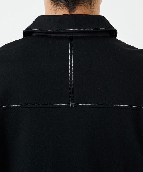 STUDIOUS（ステュディオス）の「DRAWCORD POLO SHIRTS（シャツ/ブラウス・メンズ・ライトグレー/ブラック・1/2）」の7枚目の写真