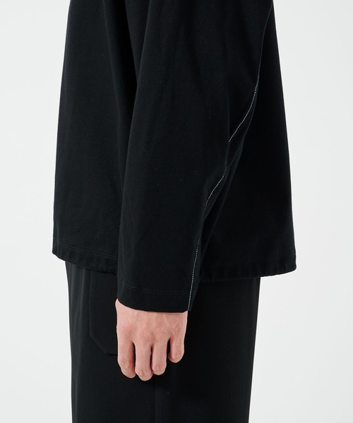 STUDIOUS（ステュディオス）の「DRAWCORD POLO SHIRTS（シャツ/ブラウス・メンズ・ライトグレー/ブラック・1/2）」の10枚目の写真