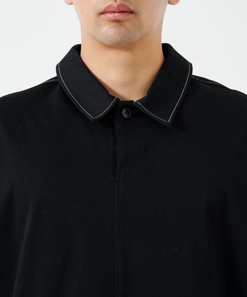 STUDIOUS（ステュディオス）の「DRAWCORD POLO SHIRTS（シャツ/ブラウス・メンズ・ライトグレー/ブラック・1/2）」の13枚目の写真